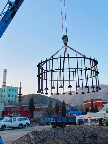 张家口下花园供热站施工